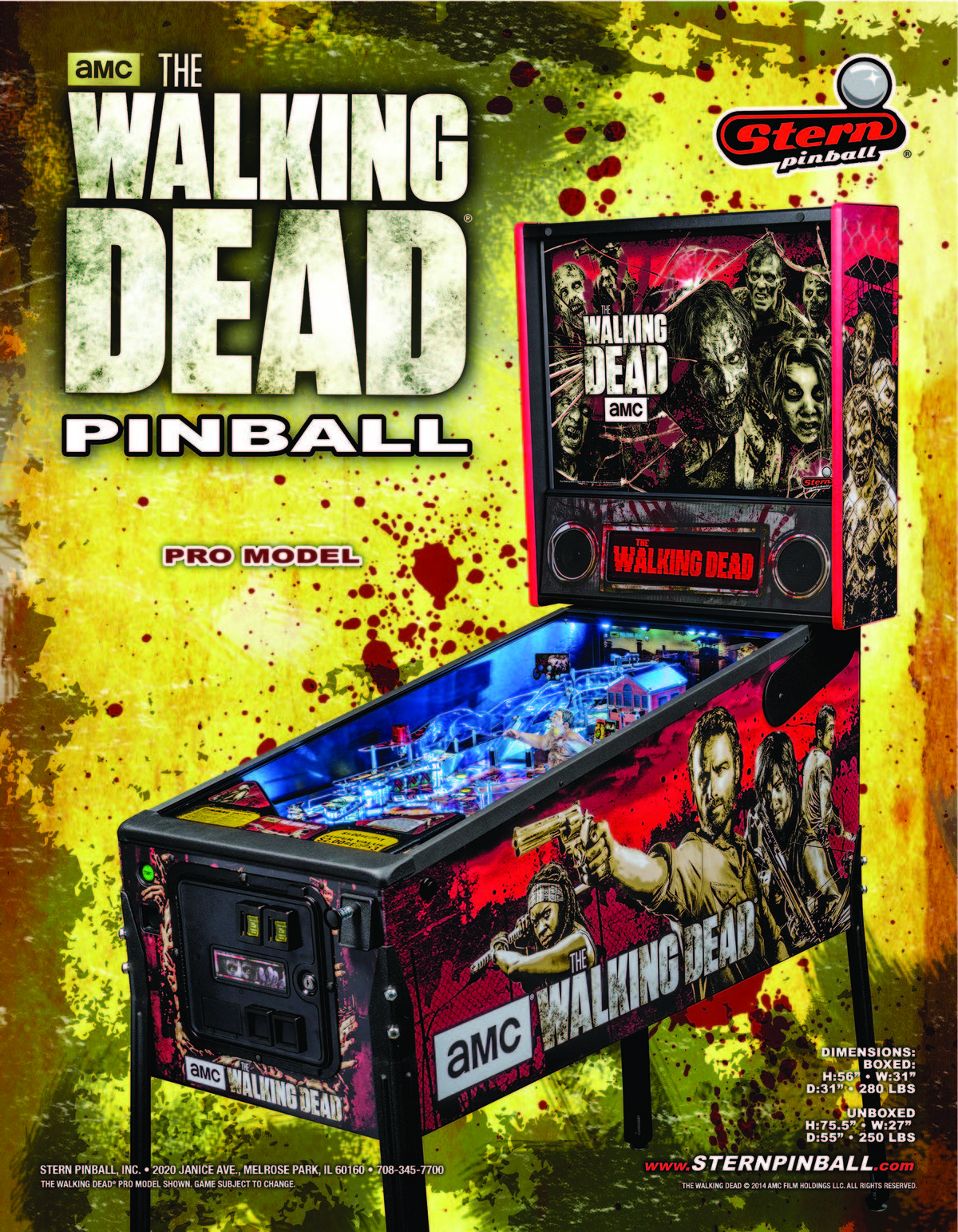 The Walking Dead Soccer pinball at The Waiting Room.